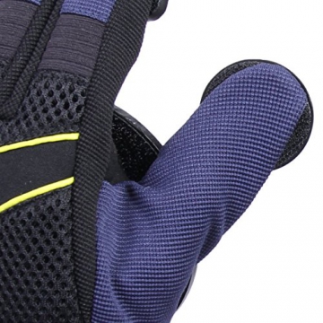 Andux Zone Erwachsene Freeride Grip Slid Skateboard Handschuhe mit Foam Palm HBST-03 (schwarz, XL) - 