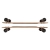 Apollo Longboard Nuku Hiva, Bambus Komplettboard, Twin-Tip Drop-Through Freeride Skaten Cruiser Board - 