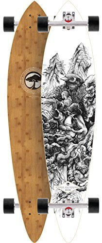 Arbor Fish Bamboo 38 2015 Complete Pintail Longboard Skateboard New On Sale by Arbor -