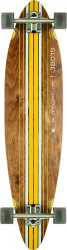 Globe Longboard Pinner Complete, Brown/Yellow, 10525025-BRNYEL-41 - 