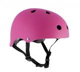 Helm für Skater,Scooter,Biker (Fluo Pink, S - M / 53 - 56 cm) -