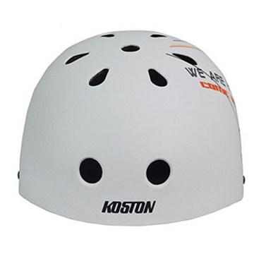 Koston Skateboard / Scooter / Inliner / Rollschuh Schutz Helm - Weiß New Design - Bmx, Inliner, Longboard Helm - Schutzausrüstung Skateboard Helm, Grösse:L - 
