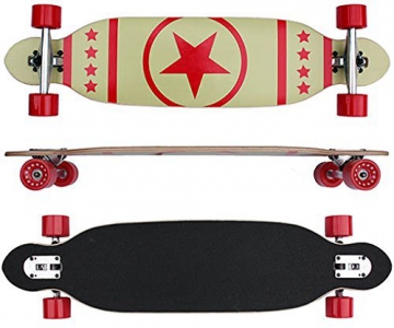 Longboard Board 96 cm lang ABEC-7 Kugellager Komplettboard Skateboard -