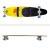Longboard Skateboard mit LED Rollen 41