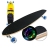 Longboard Skateboard mit LED Rollen 41" 104x25x12cm mit ABEC-9 Kugellager Cruiser Board Skaten Race Streetsurfer Komplettboard Holz -