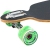 MAXOfit® Deluxe Longboard Charisma Green No. 64, Drop Through/Drop Down, 101 cm, 9 Schichten, ABEC11 - 