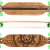 MAXOfit® Deluxe Longboard GeoLines Bambus/Ahorn No.40, Drop Through, 107 cm, 7 Schichten, ABEC11 -