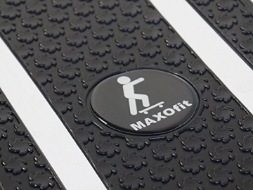 MAXOfit® Kunststoff Longboard XP 5.0 (gelb/weiss), 92 cm, extrem robust und sehr gut lenkbar, der neueste Trend - 