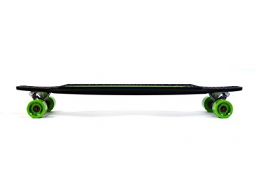 MAXOfit® Kunststoff Longboard XP 5.0 (grün/grün), 92 cm, extrem robust und sehr gut lenkbar, der neueste Trend - 