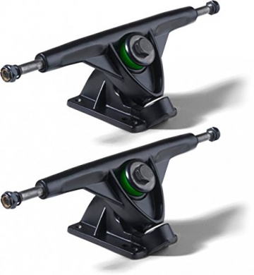 Mindless Longboard Profi Achsen Set Schwarz 180mm (2 Achsen) - Long Board Skateboard Truck Set - Trucks -