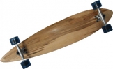 MySkateBrand Longboard Komplettboard Pintail Cruiser Natural Wood / Clear Blue 107 x 22.5 cm -