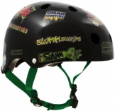 Slamm Skateboard / Scooter Sticker Schutz Helm Bmx, Inliner, Longboard Helm - Schutzausrüstung Skateboard Helm, Grösse:S-M -