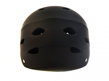 STREETSTAR Helm S schwarz/matt für Waveboard, Skateboard, BMX, - 